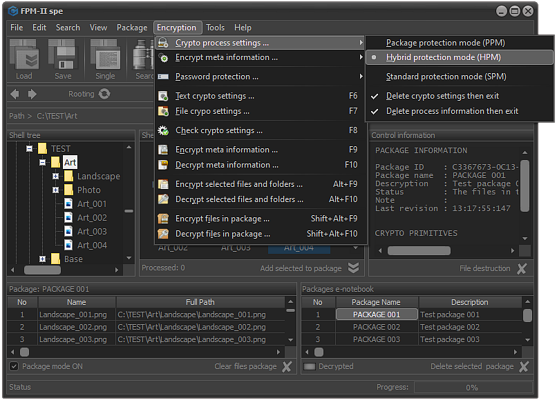 FPM Select protection mode