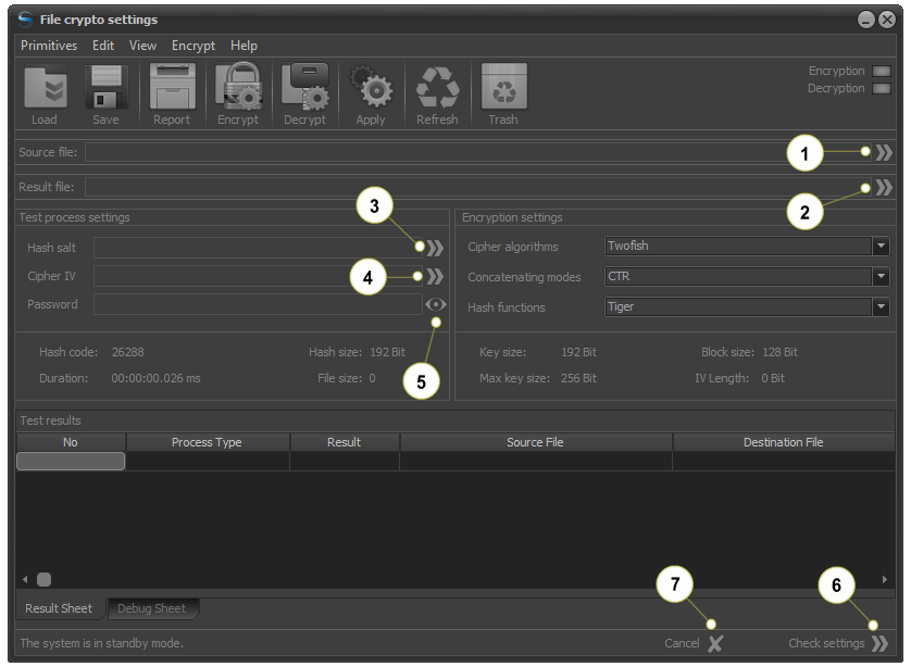 FPS - Encryption settings